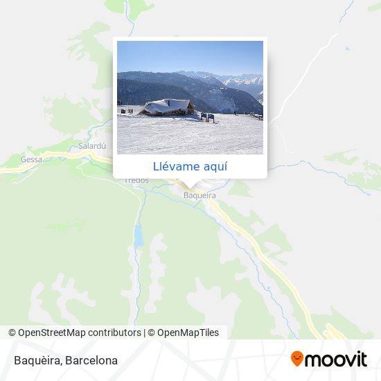 Mapa Baquèira