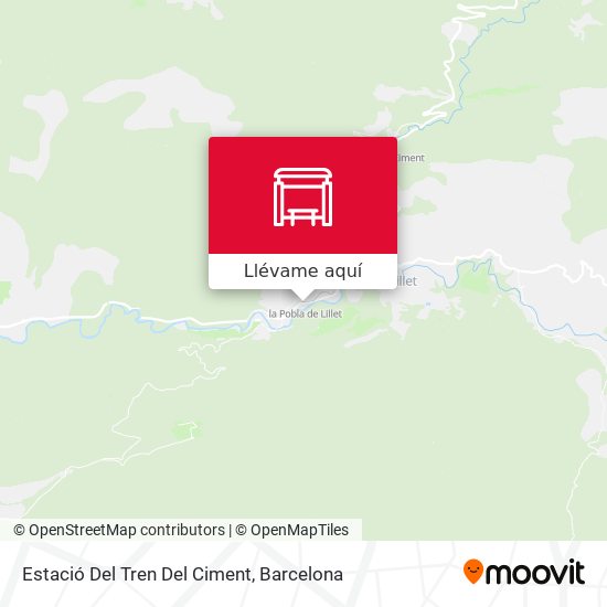 Mapa Estació Del Tren Del Ciment