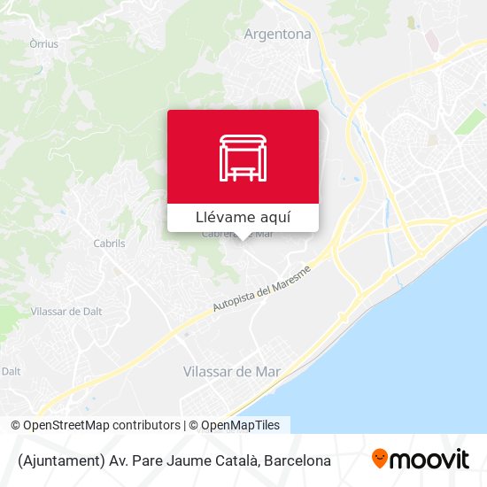 Mapa (Ajuntament) Av. Pare Jaume Català