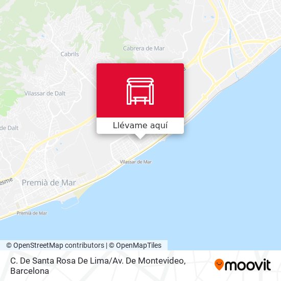 Mapa C. De Santa Rosa De Lima / Av. De Montevideo