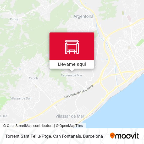 Mapa Torrent Sant Feliu / Ptge. Can Fontanals