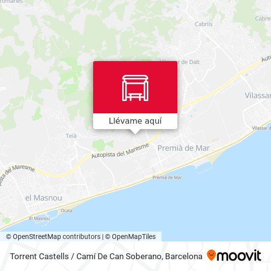 Mapa Torrent Castells / Camí De Can Soberano