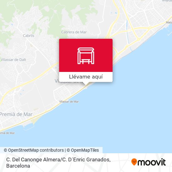 Mapa C. Del Canonge Almera / C. D´Enric Granados
