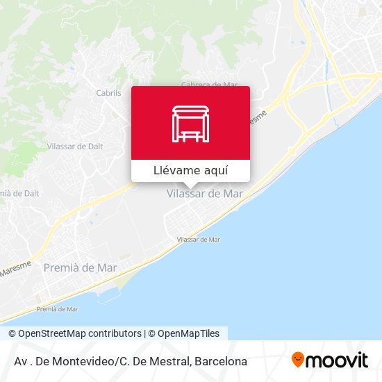 Mapa Av . De Montevideo / C. De Mestral