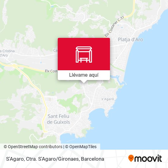 Mapa S'Agaro, Ctra. S'Agaro / Gironaes