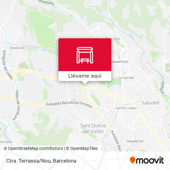 Mapa Ctra. Terrassa/Nou