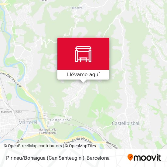 Mapa Pirineu / Bonaigua (Can Santeugini)