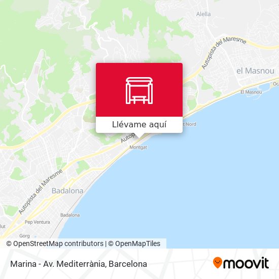 Mapa Marina - Av. Mediterrània