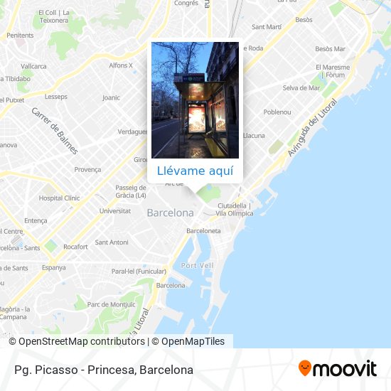 Mapa Pg. Picasso - Princesa