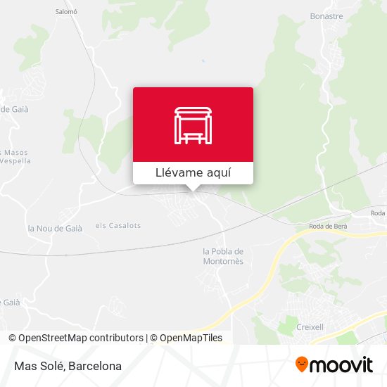Mapa Mas Solé