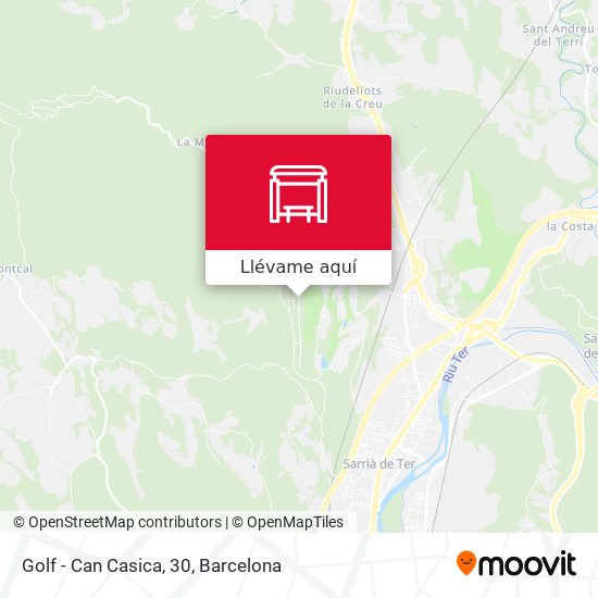 Mapa Golf - Can Casica, 30