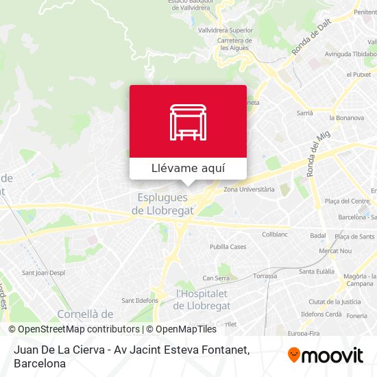 Mapa Juan De La Cierva - Av Jacint Esteva Fontanet