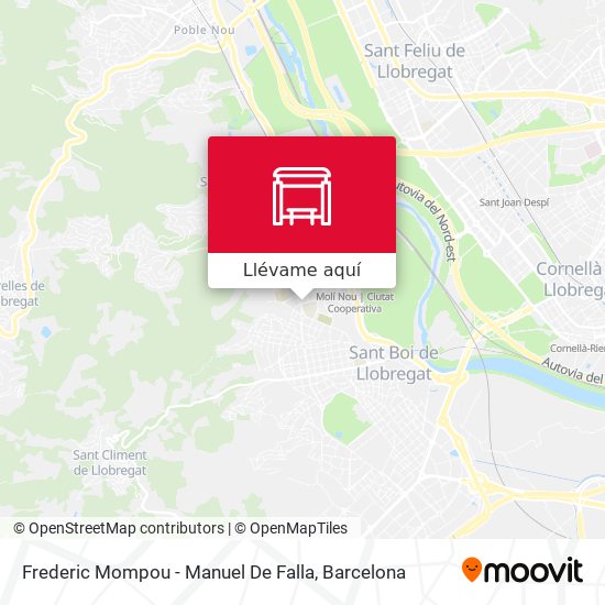 Mapa Frederic Mompou - Manuel De Falla
