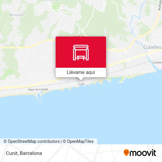 Mapa Cunit