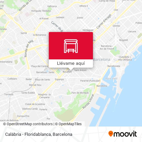 Mapa Calàbria - Floridablanca