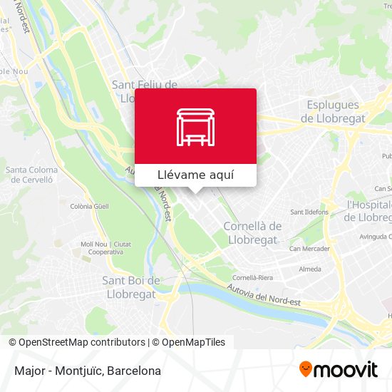 Mapa Major - Montjuïc