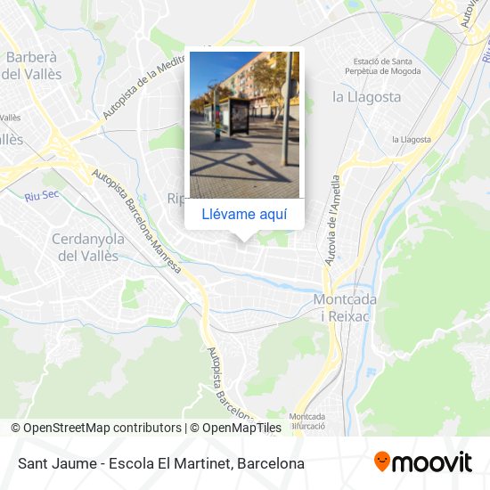 Mapa Sant Jaume - Escola El Martinet