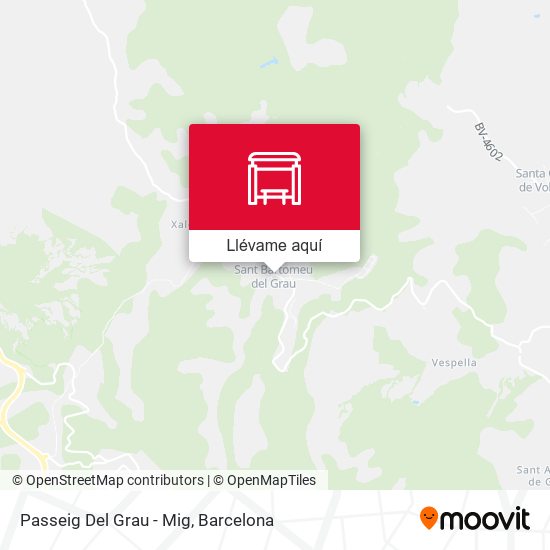Mapa Passeig Del Grau - Mig