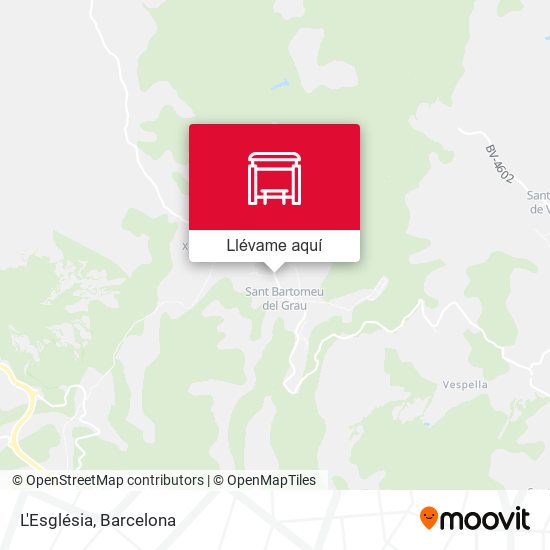 Mapa L'Església