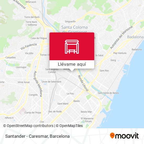 Mapa Santander - Caresmar
