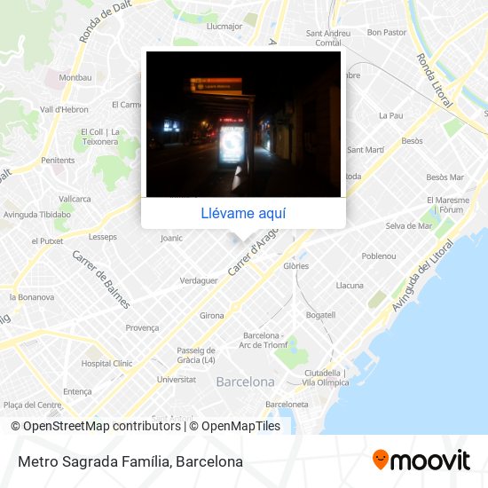 Mapa Metro Sagrada Família