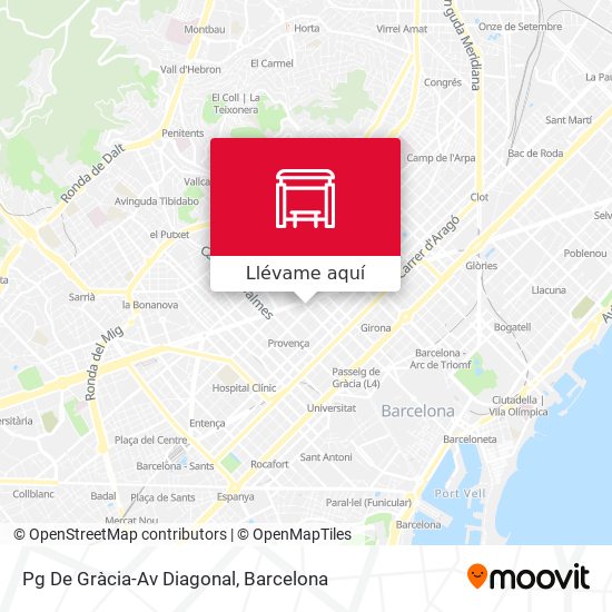 Mapa Pg De Gràcia-Av Diagonal