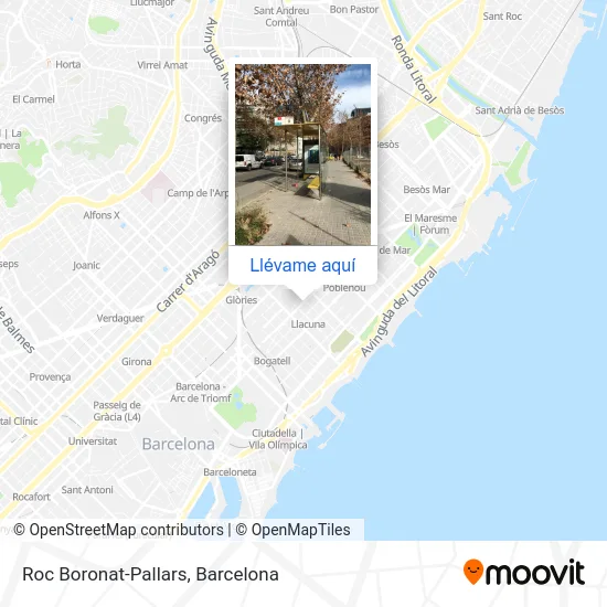 Mapa Roc Boronat-Pallars