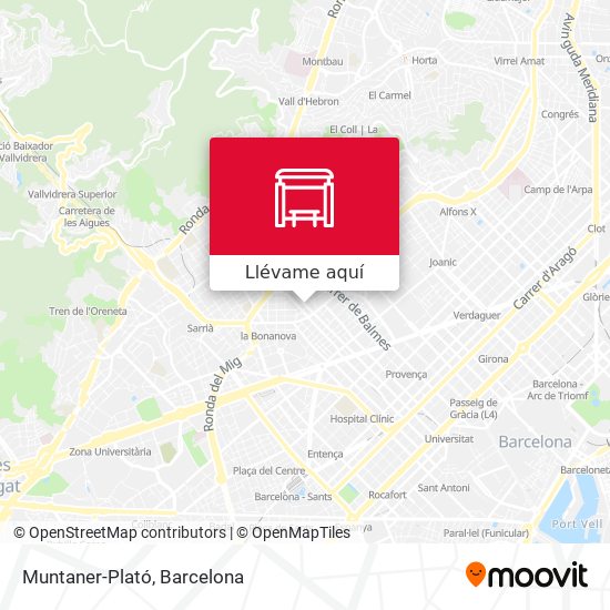 Mapa Muntaner-Plató