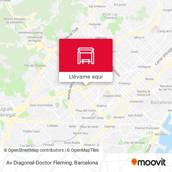 Mapa Av Diagonal-Doctor Fleming