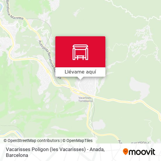 Mapa Vacarisses Polígon (Ies Vacarisses) - Anada