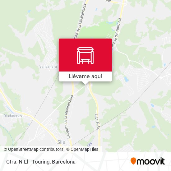 Mapa Ctra. N-Ll - Touring