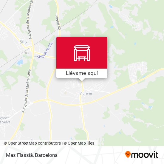 Mapa Mas Flassià