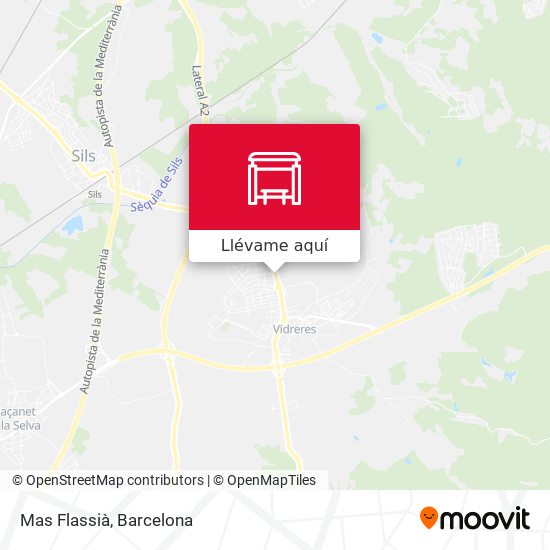 Mapa Mas Flassià