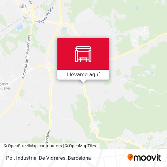 Mapa Pol. Industrial De Vidreres