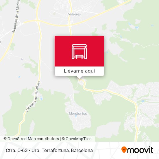 Mapa Ctra. C-63 - Urb. Terrafortuna