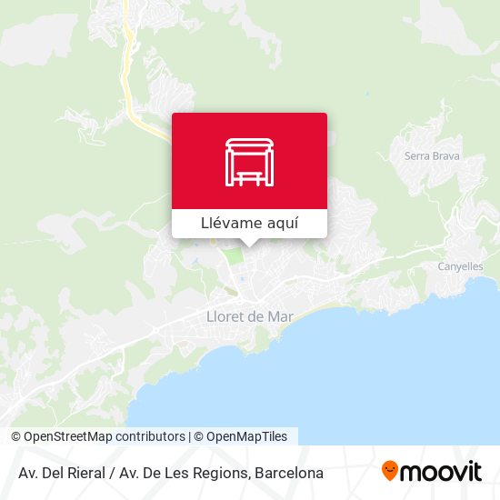 Mapa Av. Del Rieral / Av. De Les Regions