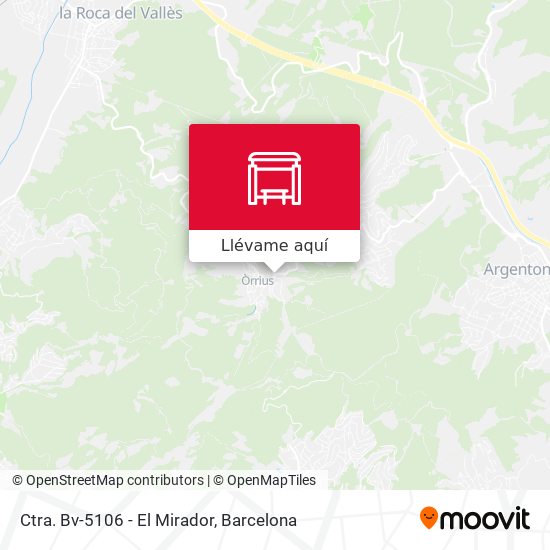Mapa Ctra. Bv-5106 - El Mirador