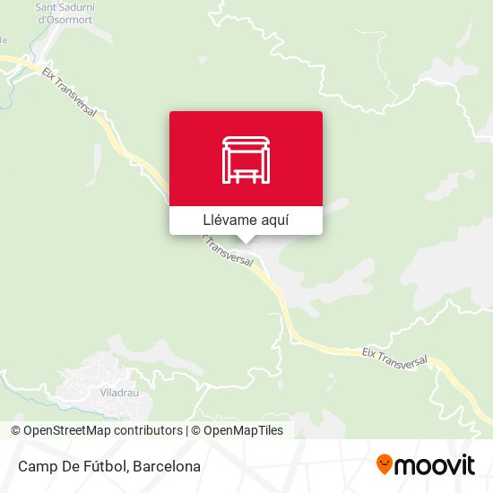 Mapa Camp De Fútbol