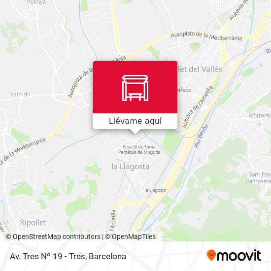 Mapa Av. Tres Nº 19 - Tres