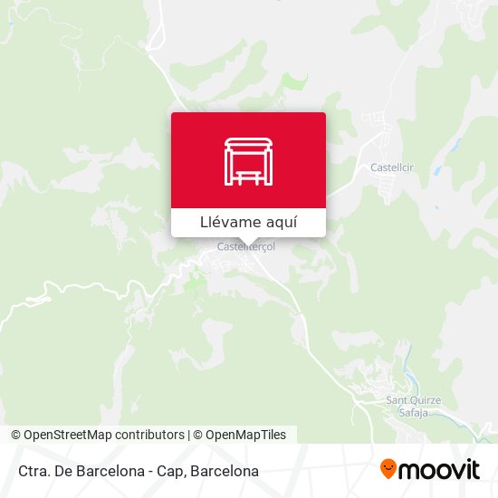 Mapa Ctra. De Barcelona - Cap