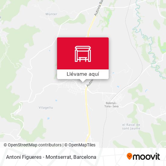 Mapa Antoni Figueres - Montserrat