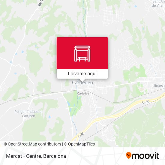 Mapa Mercat - Centre