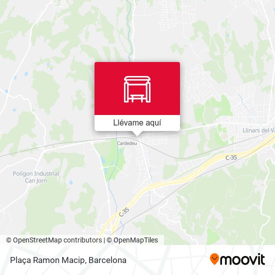 Mapa Plaça Ramon Macip