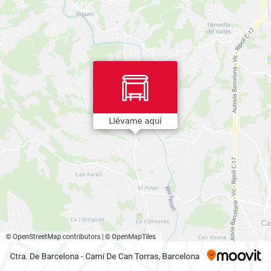 Mapa Ctra. De Barcelona - Camí De Can Torras
