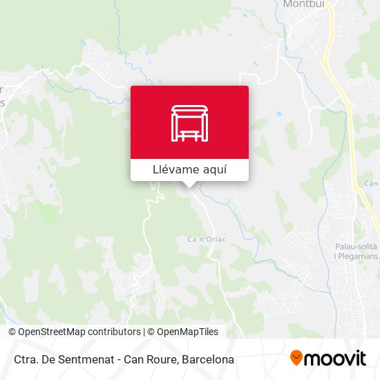 Mapa Ctra. De Sentmenat - Can Roure