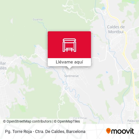 Mapa Pg. Torre Roja - Ctra. De Caldes
