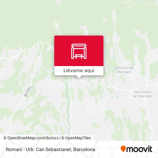 Mapa Romaní - Urb. Can Sebastianet