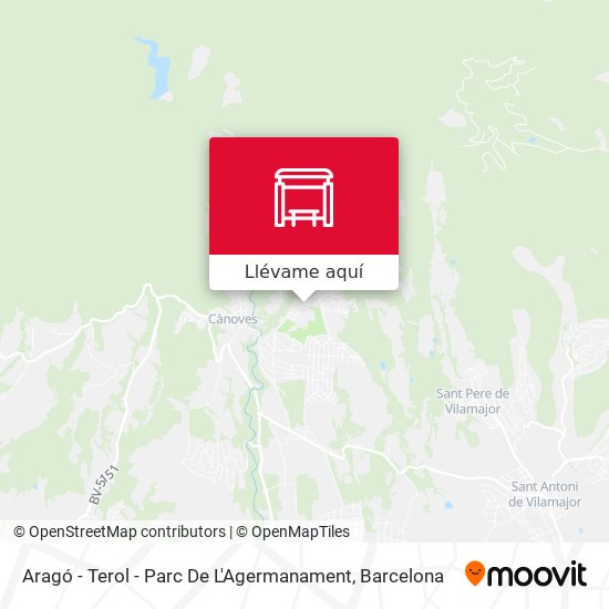 Mapa Aragó - Terol - Parc De L'Agermanament