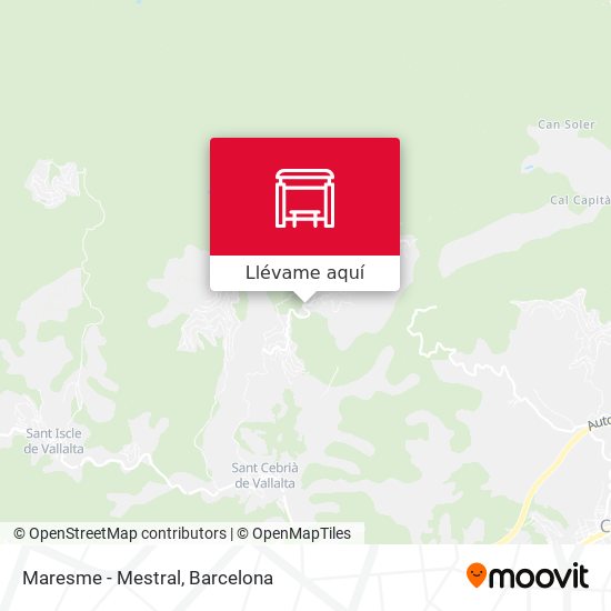 Mapa Maresme - Mestral