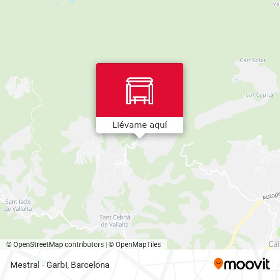 Mapa Mestral - Garbí